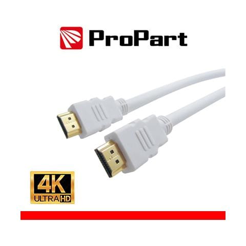 Cavo Hdmi 2.0 High Speed 4k 3d Con Ethernet 3m Sp-sp Bianco - Foto 1